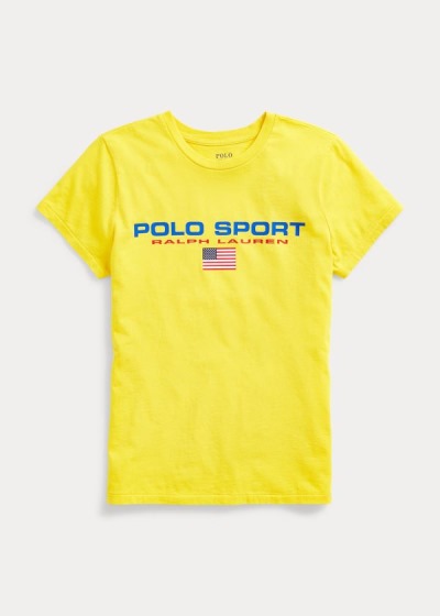 Women's Polo Ralph Lauren Polo Sport Crewneck T Shirts | 091362TLP